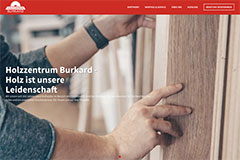 Webdesign Holzzentrum Burkard