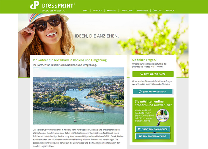 Standort Koblenz Webdesign Agentur für Redesign