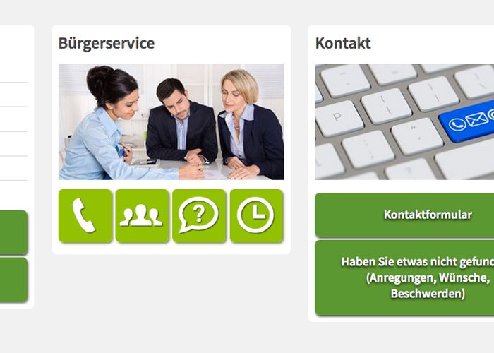 Webdesign für Behörde Rheinland-Pfalz