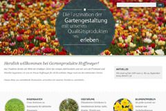 Webdesign für Gartenprodukte Hoffmeyer